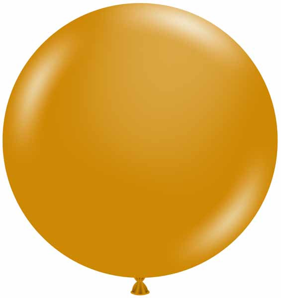 TUFTEX 36-Inch Metallic Gold Latex Balloons, 2-Pack