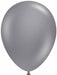 TUFTEX 5-Inch Gray Smoke Latex Balloons, 50 Count