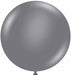 TUFTEX Gray Smoke 24-Inch Latex Balloons, 25 Count
