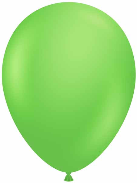 TUFTEX 17 Inch Lime Green Latex Balloons, 50 Count