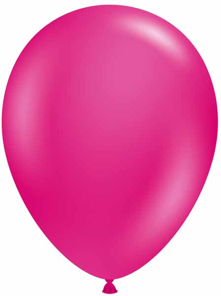 TUFTEX 11-Inch Crystal Magenta Latex Balloons, 100 Count