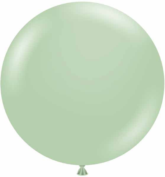 Tuf-Tex 36-Inch Pearl Meadow Green Latex Balloons, 2-Pack
