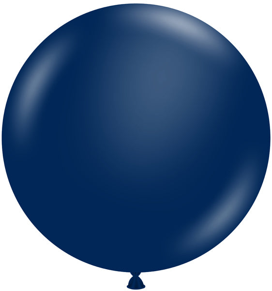 TUFTEX 36-Inch Metallic Midnight Blue Latex Balloons, 2 Pack