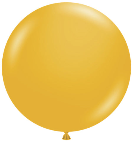 TUFTEX 36-Inch Mustard Latex Balloons, 2-Pack