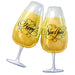 Elegant Happy New Year Toasting Glasses Balloons 30" (3/Pk)