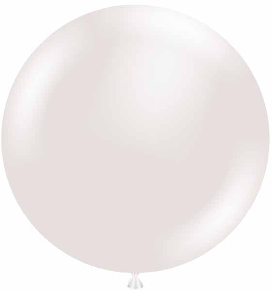 TUFTEX 36-Inch Pearl White Sugar Latex Balloons, 2 Pack