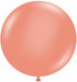 TUFTEX 36-Inch Metallic Rose Gold Latex Balloons, 2-Pack