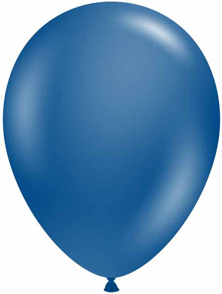 TUFTEX 11-Inch Crystal Sapphire Blue Latex Balloons, 12 Count