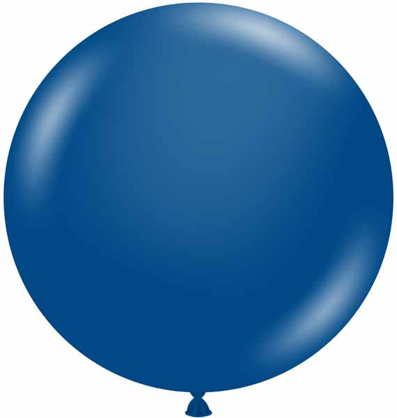 TUFTEX 24-Inch Crystal Sapphire Blue Latex Balloons, 25 Count