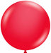 TUFTEX 24-Inch Standard Red Latex Balloons, 25 Count