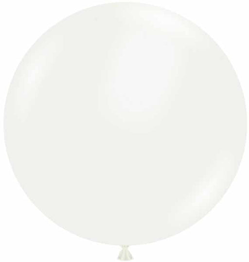 TUFTEX 36-Inch Standard White Latex Balloons, 10 Count