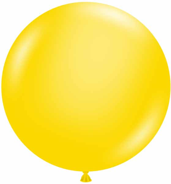 TUFTEX 36-Inch Standard Yellow Latex Balloons, 2-Pack