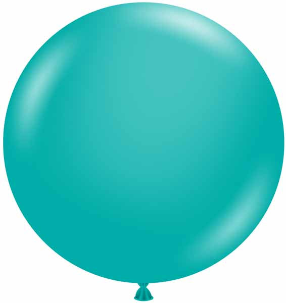 TUFTEX 36-Inch Teal Latex Balloons, 2-Pack