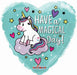 Magical Day Unicorn 18" Foil Birthday Balloon