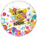 I Am So Sorry 18-Inch Foil Balloon