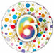 NUMBER BALLOONS "6" 18" 1/PKG