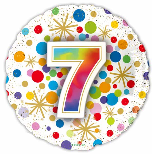 18-Inch Number 7 Foil Balloon
