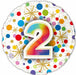 NUMBER BALLOONS "2" 18" 1/PKG