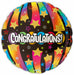 Congratulations 18-Inch Round Foil Balloon