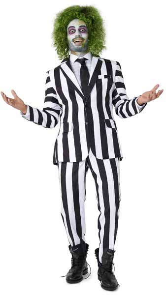 Suitmeister Men's Beetlejuice Costume Suit, X-Large