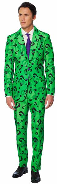 Suitmeister The Riddler Men's Costume Suit, X-Large