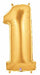 34-Inch Gold Number 1 Megaloon Balloon