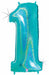 Megaloon Number 1 Holographic Balloon, 40 Inch