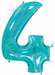 40-Inch Holographic Number 4 Megaloon Balloon