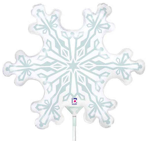 14-Inch Snowflake Mini Foil Balloon
