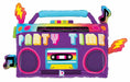 Party Time Boom Box 28-Inch Foil Balloon