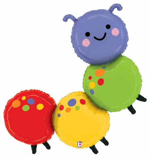 39-Inch Caterpillar Shaped Foil Balloon
