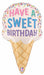 SWEET HBD ICE CREAM CONE 28" SHAPE B PKG