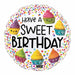 Cute Cupcakes Birthday 18-Inch Round Foil Balloon