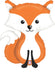 Woodland Fox 36-Inch Foil Balloon