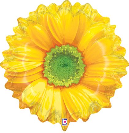 Bright Blooms Daisy Shaped Foil Balloon