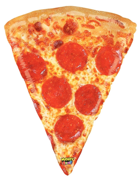 29-Inch Mighty Bright Pizza Slice Foil Balloon