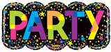 Mighty Colorful Party 38-Inch Shaped Foil Balloon