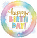 Opal Birthday 18-Inch Round Holographic Foil Balloon