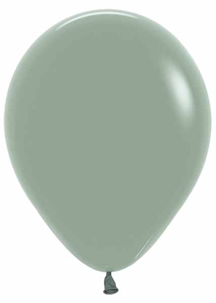 Pastel Dusk Laurel Green 5" Latex Balloons, 100 Count