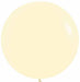 Pastel Matte Yellow 24-Inch Latex Balloons, 10 Pack