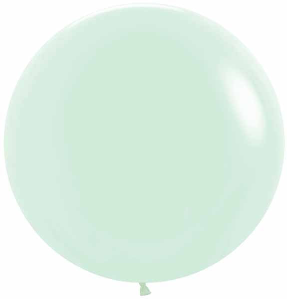 Pastel Matte Green 36-Inch Latex Balloons, 2 Pack