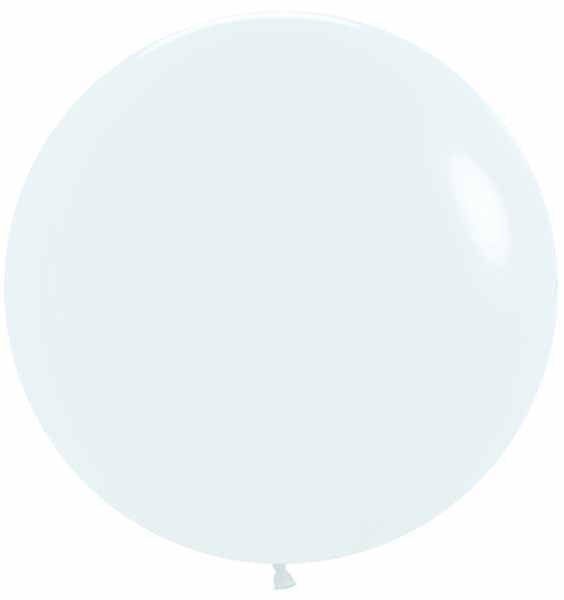 Sempertex White 24-Inch Latex Balloons, 10 Pack