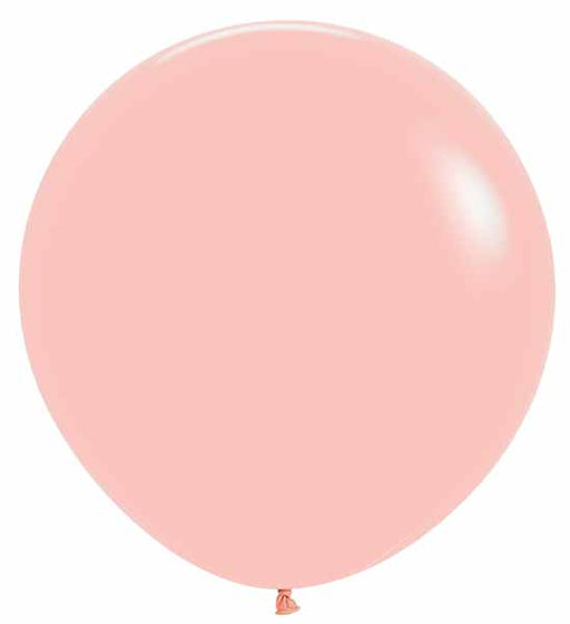 Pastel Matte Melon 24-Inch Latex Balloons, 10 Count