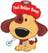 Feel Better Sick Pup 37-Inch Foil Balloon