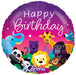 Prima Animal Happy Birthday Foil Balloon, 18 Inch