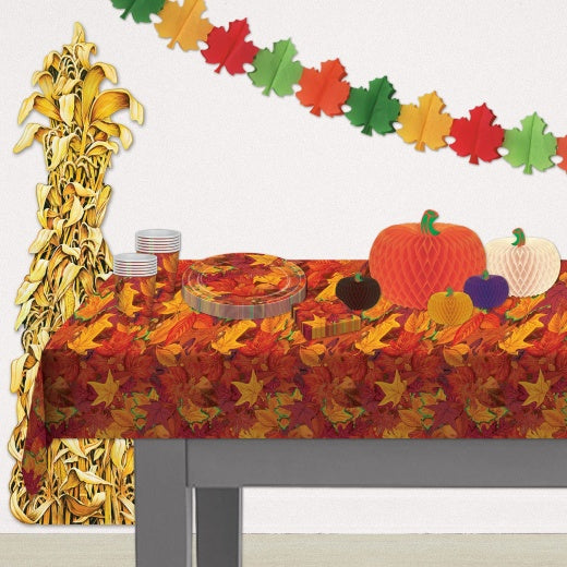 Fall Leaf Tablecover - 50"X108" (1/Pkg)"