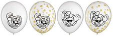 Super Mario Brothers 12-Inch Balloons, 6-Pack