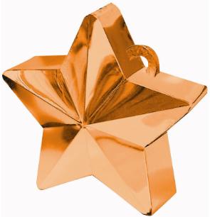 Orange Star Balloon Weight, 170 g