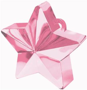 Pink Star Balloon Weight, 170 g