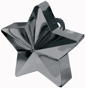 Black Star Balloon Weight, 170 g